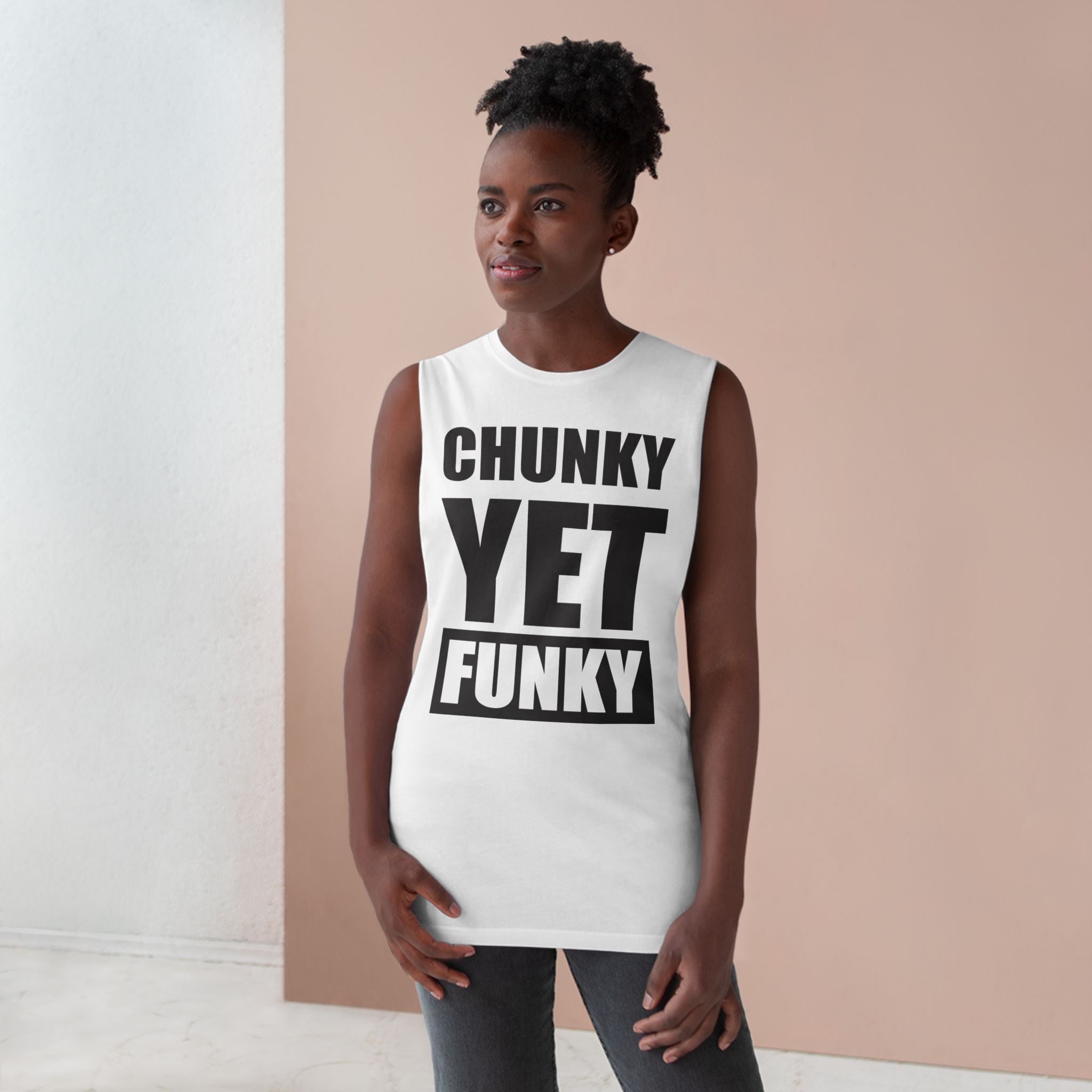 Latrice Royale Chunky Yet Funky Unisex Sleeveless T-shirt