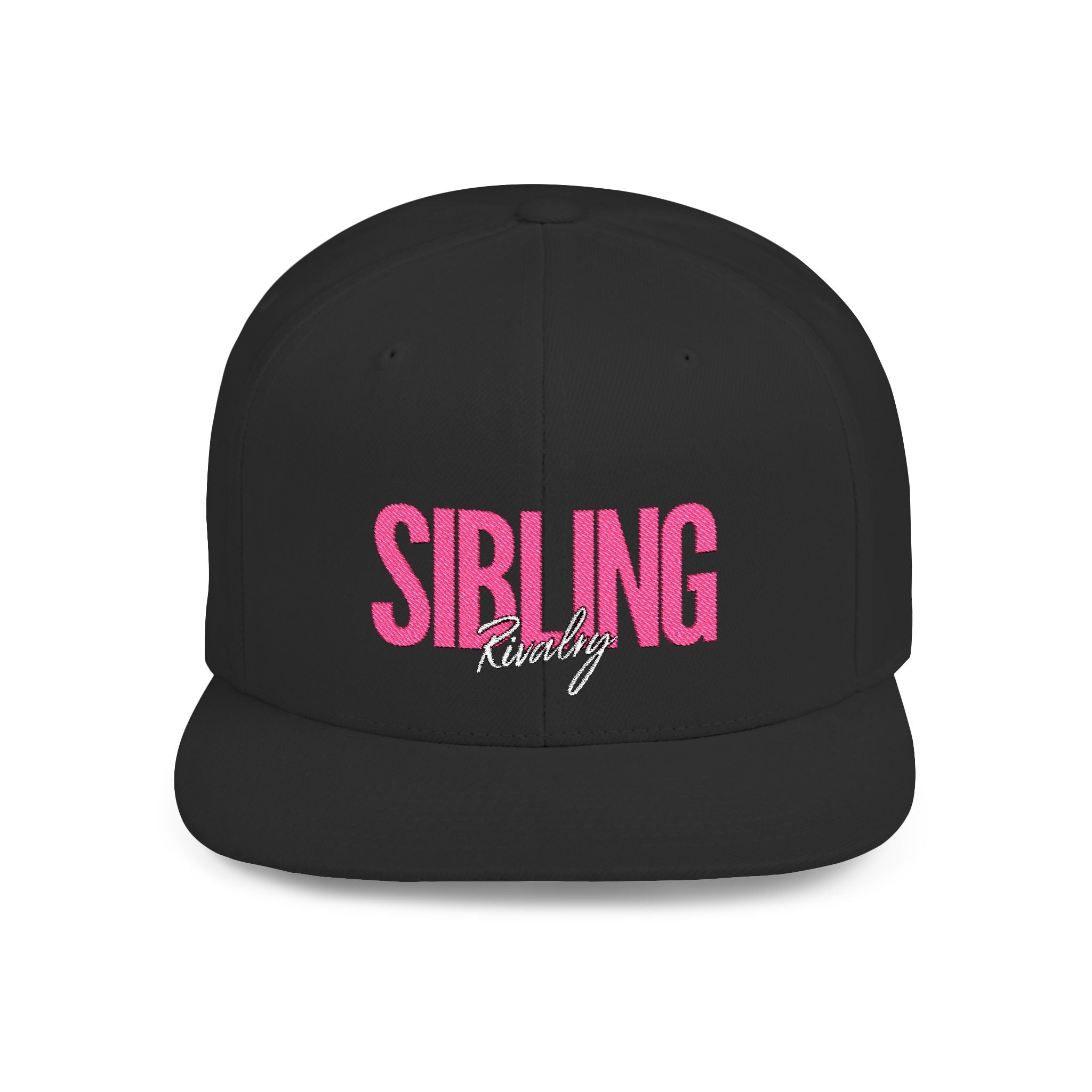 Sibling Rivalry Logo Flat Bill Snapback Hat