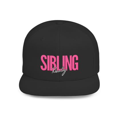 Sibling Rivalry Logo Flat Bill Snapback Hat