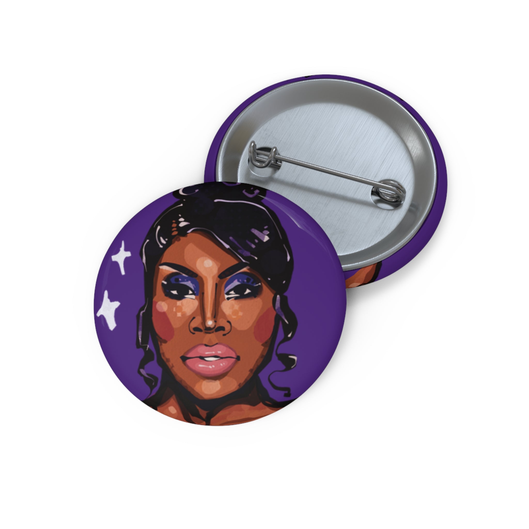 Monét X Change Sparkle Pin-Back Button