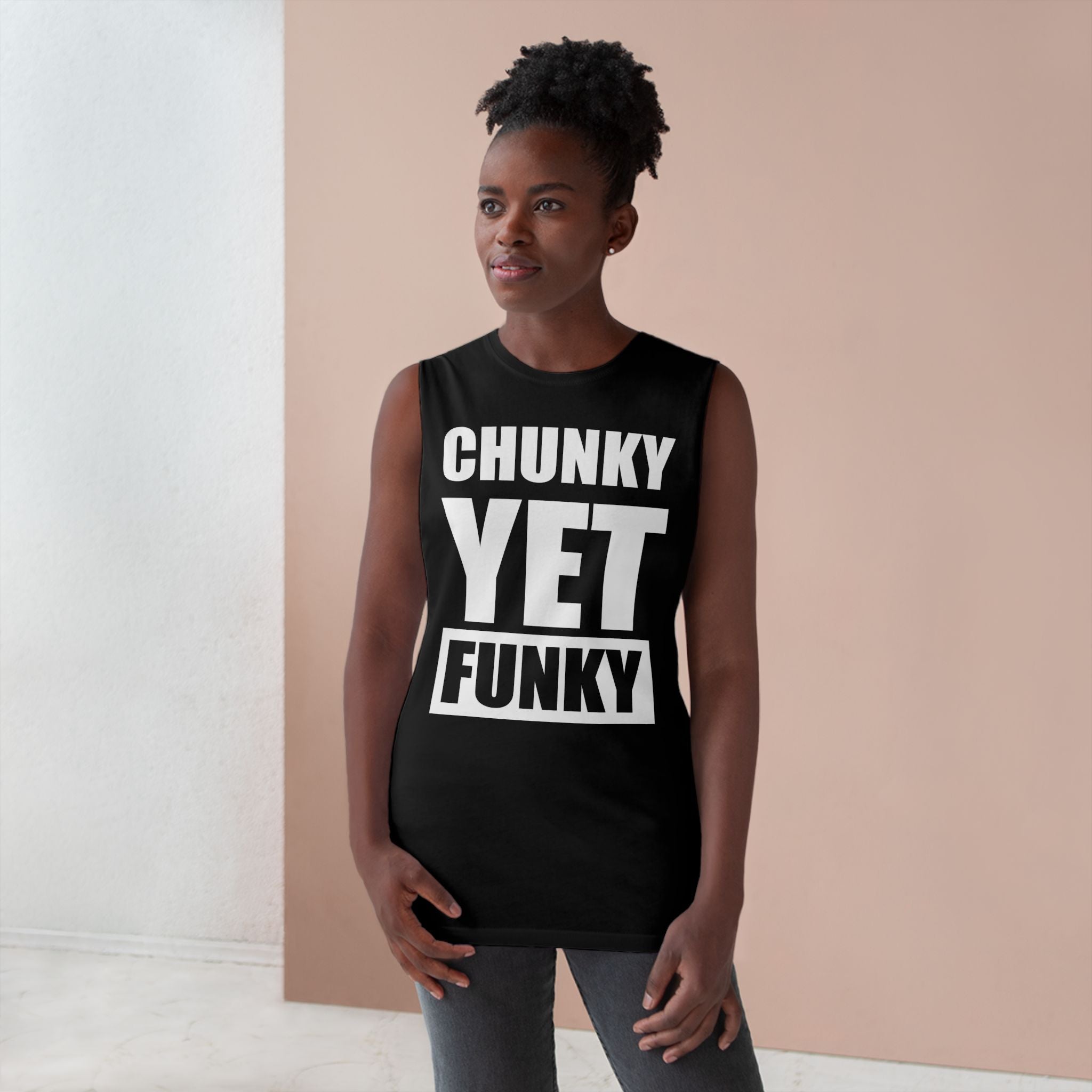Latrice Royale Chunky Yet Funky Unisex Sleeveless T-shirt