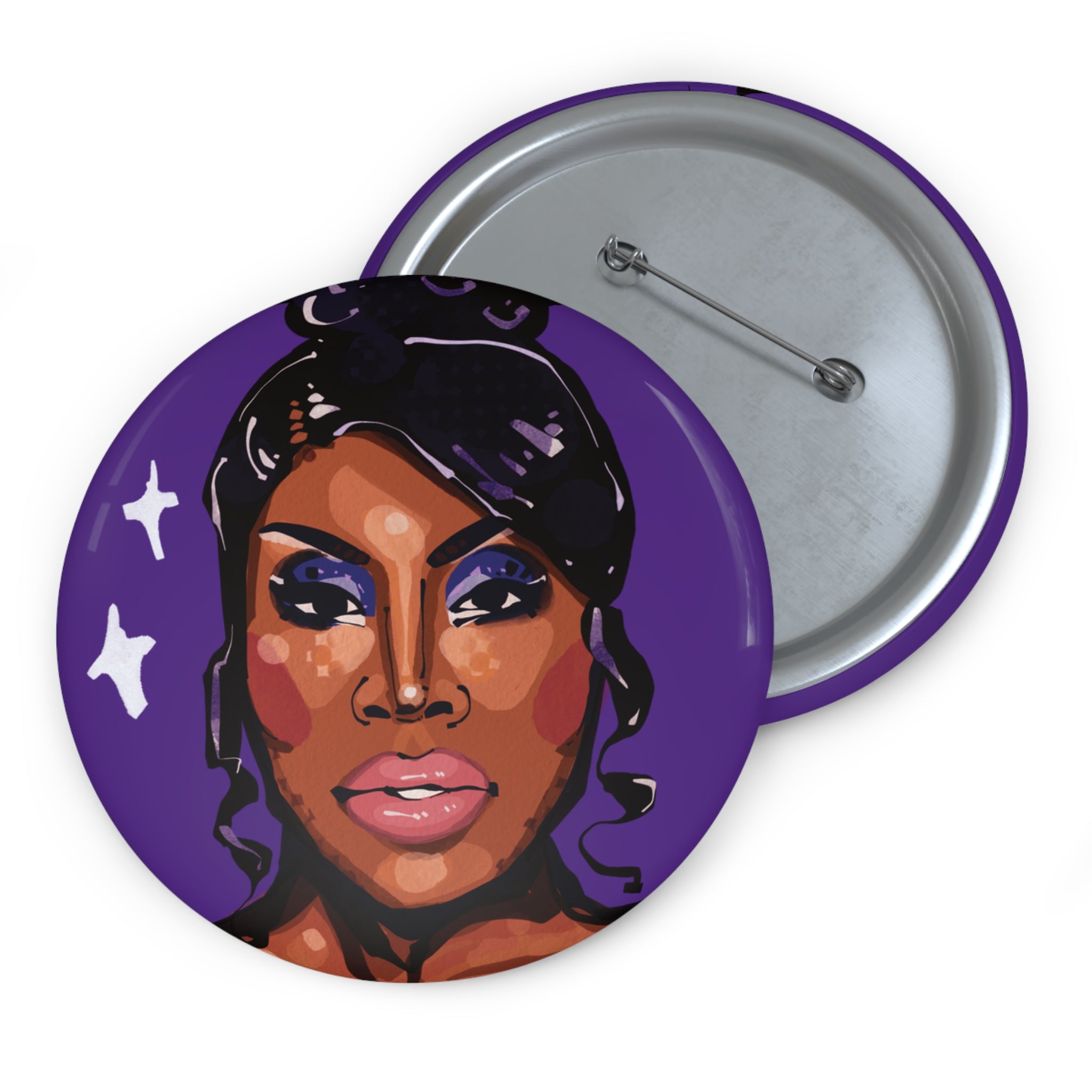 Monét X Change Sparkle Pin-Back Button