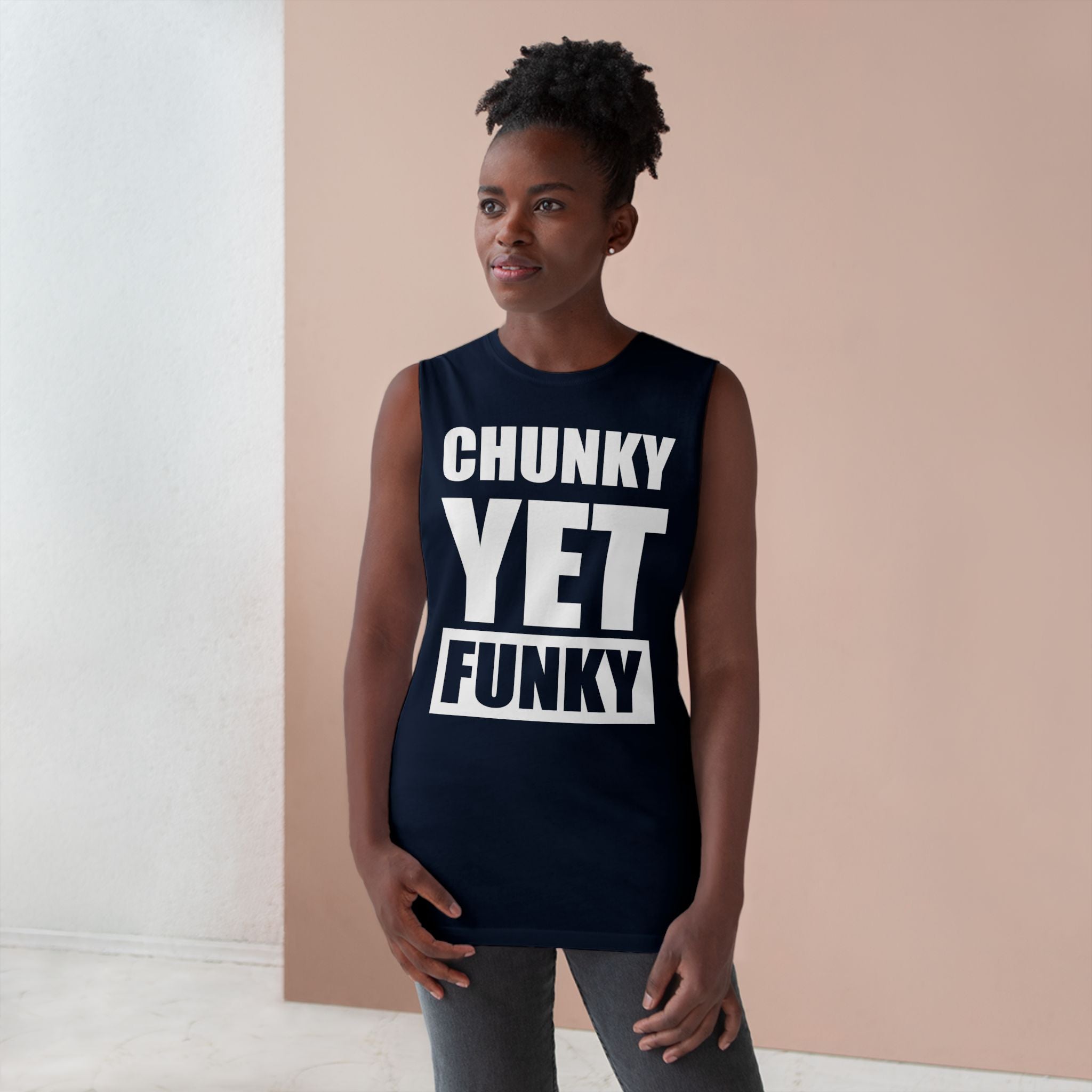 Latrice Royale Chunky Yet Funky Unisex Sleeveless T-shirt