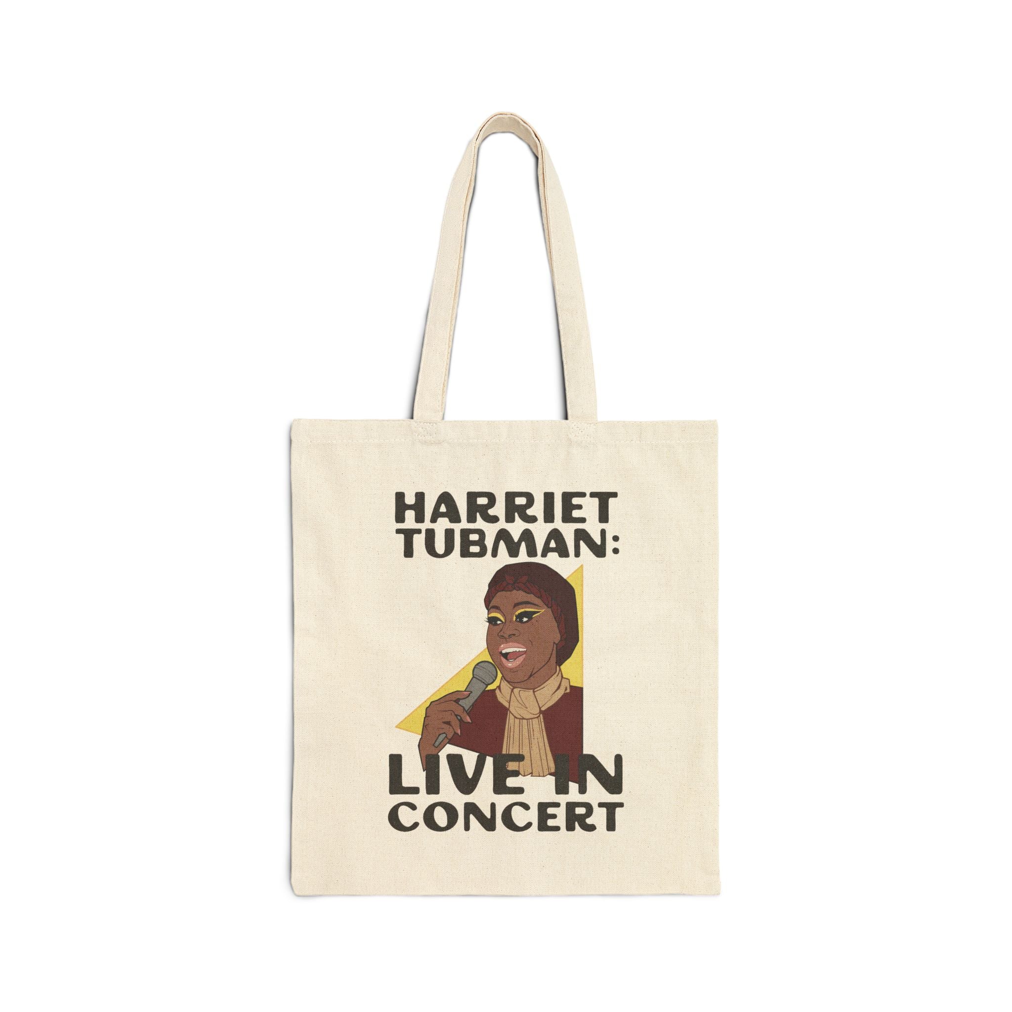Bob the Drag Queen Harriet Tubman Cotton Canvas Tote Bag