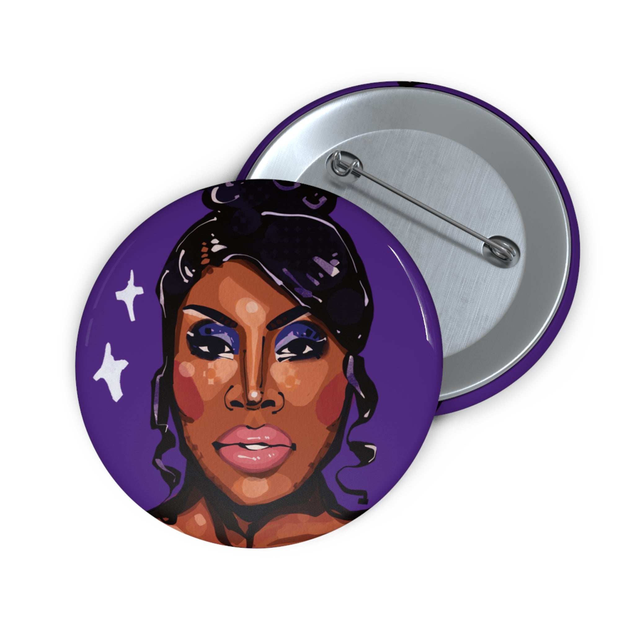 Monét X Change Sparkle Pin-Back Button