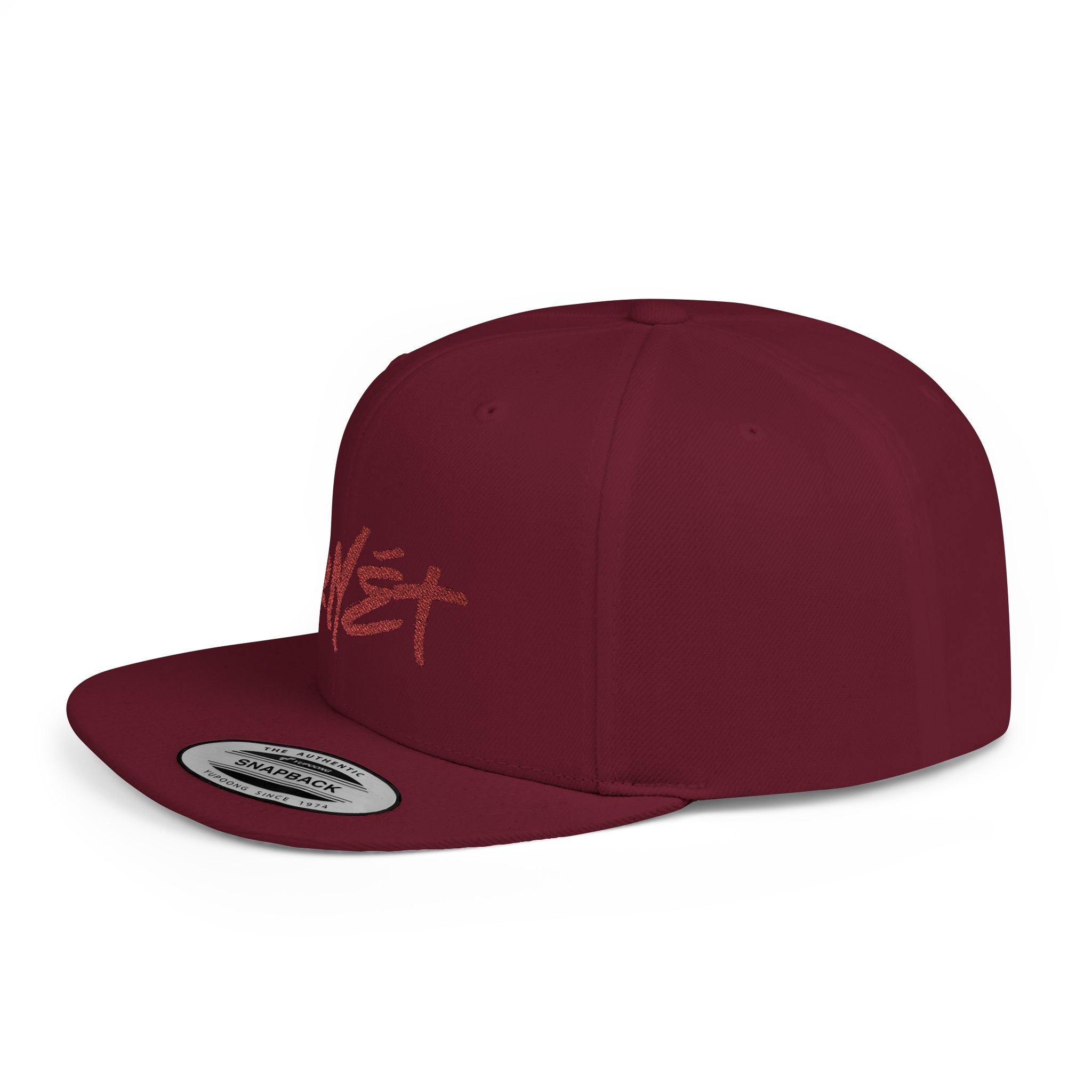 Monét X Change Logo Embroidered Flat Bill Snapback
